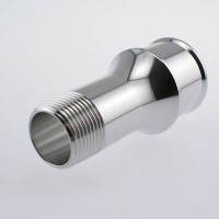 Meziere 1.75" Hose Extended Water Pump Fitting - Polished