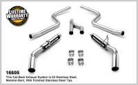 Magnaflow Stainless Steel Cat-Back Performance Exhaust System - 4 in. x 9 in. x 14 in. Dual Muffler