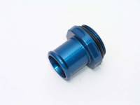 Thermostats, Housings and Fillers - Water Necks and Thermostat Housings - Meziere Enterprises - Meziere 1.25" Hose Water Neck Fitting - Blue