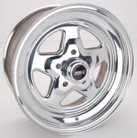 Weld Pro Star Polished Wheel - 15" x 7" - 5 x 4.5" - 4.5" -" BS - 13 lbs