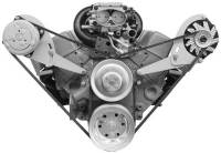 Alternator Brackets and Components - Alternator Brackets - Alan Grove Components - Alan Grove Alternator Bracket - SB Chevy - Short Water Pump - LH - Low Profile - Corvette / Camaro