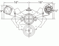 Alan Grove Components - Alan Grove Components Alternator Bracket - SB Chevy - Short Water Pump - RH - Low Profile - Image 3