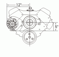 Alan Grove Components - Alan Grove Components Alternator Bracket - BB Chevy - Long Water Pump - Mid-Mount - RH - Image 2