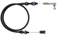 Throttle Cables, Linkages, Brackets and Components - Throttle Cables - Lokar - Lokar Midnight Series Hi-Tech Throttle Cable Kit - 36 in.