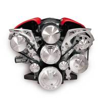 March Performance LS2/7 Vette Style Track System Alternator Air Conditioner Power Steering Water Pump