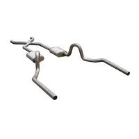 Pypes Performance Exhaust 3" SS Builders Kit Exhaust w/o X-Pipe
