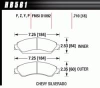 Hawk Performance - Hawk Disc Brake Pads - LTS w/ 0.710 Thickness - Image 2