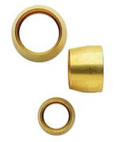 Aeroquip -6 Replacement Air Conditioning Fitting Brass Sleeves (6 Pack)