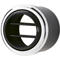 Billet Specialties Round-Billet Air Conditioning Vent Assembly - Polished - 2.5 in. Diameter - Bezel-Style