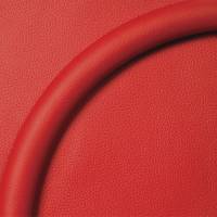 Billet Specialties Steering Wheel Half Wrap - Leather - Red 14 in. Diameter