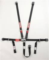 Racing Harnesses - Latch & Link Restraint Systems - RaceQuip - RaceQuip Jr. Dragster / Quarter Midget 5-Point Harness Set - Black