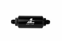 Fuel Filters - In-Line Fuel Filters - Aeromotive - Aeromotive 6an Inline Fuel Filter 10 Micron 2in OD Black