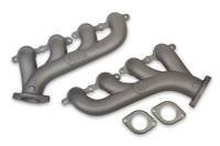 Exhaust System - Exhaust Manifolds - Hooker - Hooker Exhaust Manifolds - GM LS (except LS7/LS9) - Cast Iron Gray Ceramic Finish