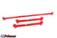 UMI Performance - UMI 1982-2002 GM F-Body Tubular Lower Control Arms and Non-Ajustable Panhard Bar Kit - Red