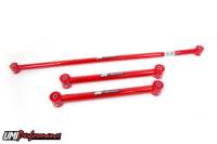 UMI Performance 1982-2002 GM F-Body Lower Control Arms & On-Car Adjustable Panhard Bar Kit - Red