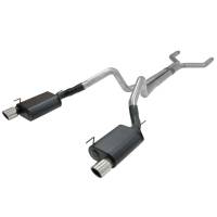 Exhaust Systems - Exhaust Systems - Cat-Back - Flowmaster - Flowmaster American Thunder Cat-Back Dual Exhaust System - 2005-10 Ford Mustang GT/GT500/California Special/Convertible 4.6L/5.4L