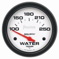 Auto Meter Phantom Electric Water Temperature Gauge - 2-5/8" - 100-250