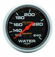 Auto Meter Pro-Comp Liquid Filled Water Temperature Gauge - 2-5/8" - 120-240