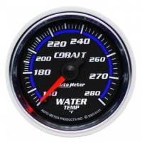 Auto Meter Cobalt Mechanical Water Temperature Gauge - 2-1/16"