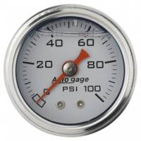 Auto Gage Fuel Pressure Gauge - 1-1/2"