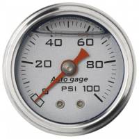 Auto Gage Fuel Pressure Gauge - 1-1/2"