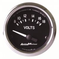 Auto Meter Cobra Electric Voltmeter Gauge - 2-1/16"