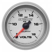 Auto Meter Ultra-Lite II Electric Voltmeter Gauge - 2-1/16"