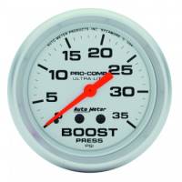 Auto Meter Ultra-Lite Mechanical Boost Gauge - 2-5/8 in.