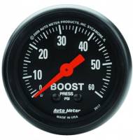 Auto Meter Z-Series Mechanical Boost Gauge - 2-1/16 in.