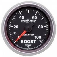 Auto Meter Sport-Comp II Mechanical Boost Gauge - 2-1/16 in.