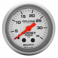 Auto Meter Ultra-Lite Mechanical Boost Gauge - 2-1/16 in.