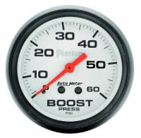 Auto Meter Phantom Mechanical Boost Gauge - 2-1/16