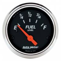 Analog Gauges - Fuel Level Gauges - Auto Meter - Auto Meter Designer Black Fuel Level Gauge - 2-1/16 in.