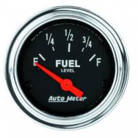 Auto Meter Traditional Chrome Electric Fuel Level Gauge - 2-1/16 in.