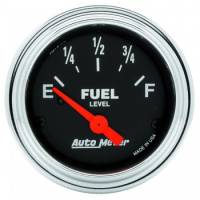 Auto Meter Traditional Chrome Electric Fuel Level Gauge - 2-1/16 in.