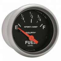 Auto Meter Sport-Comp Electric Fuel Level Gauge - 2-1/16 in.