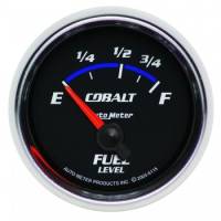 Analog Gauges - Fuel Level Gauges - Auto Meter - Auto Meter Cobalt Electric Fuel Level Gauge - 2-1/16 in.