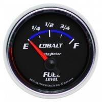 Analog Gauges - Fuel Level Gauges - Auto Meter - Auto Meter Cobalt Electric Fuel Level Gauge - 2-1/16 in.