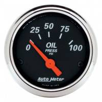 Auto Meter Designer Black Oil Pressure Gauge - 2-1/16"