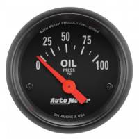 Auto Meter Z-Series Electric Oil Pressure Gauge - 2-1/16"