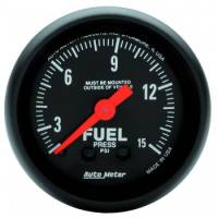 Auto Meter Z-Series 2-1/16" Electric Fuel Pressure Gauge - 0-15 PSI