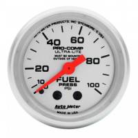 Auto Meter Ultra-Lite Mechanical Fuel Pressure Gauge - 2-1/16"