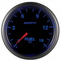 Auto Meter Elite Series Fuel Pressure Gauge - 2-1/16"