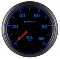 Auto Meter Elite Series Oil Pressure Gauge - 2-1/16"