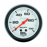 Auto Meter Phantom Oil Pressure Gauge - 2-5/8" - 0-100 PSI