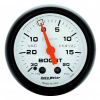 Auto Meter Phantom Mechanical Boost / Vacuum Gauge - 2-1/16 in.