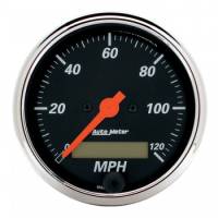 Analog Gauges - Speedometers - Auto Meter - Auto Meter 3-1/8 Designer Black Street Rod Speedo