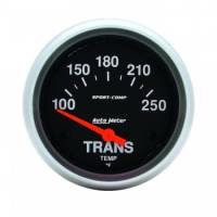 Analog Gauges - Transmission Temperature Gauges - Auto Meter - Auto Meter Sport-Comp Electric Transmission Temperature Gauge - 100°-250°