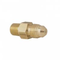 Gauge Fittings and Adapters - NPT to AN Gauge Fittings - Auto Meter - Auto Meter Restrictor Adapter Fitting -4 AN to 1/8 NPT