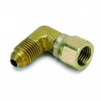 AN to AN Fittings and Adapters - 
  90° Female AN to Male AN Flare Adapters - Auto Meter - Auto Meter -04 AN 90 Elbow Fitting